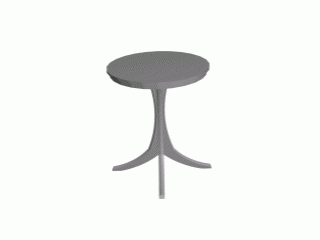 0006 pedestal table