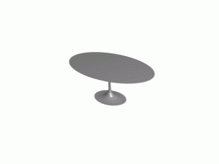 0007 pedestal table
