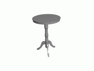 0011 pedestal table