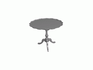 0012 pedestal table