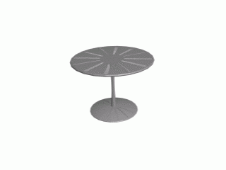 0019 pedestal table