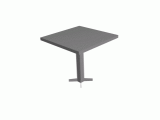 0029 pedestal table