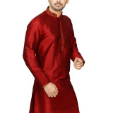 060maroonembonlykurta-3