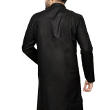 073blackplainonlykurta-4