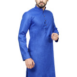 073bluplainonlykurta-2