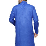 073bluplainonlykurta-4