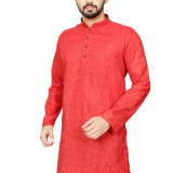 074redplainonlykurta-1