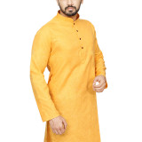 074yellowplainonlykurta-2