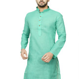 084grnplainonlykurta-1