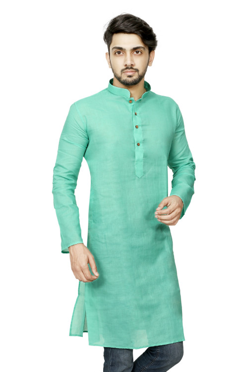 084grnplainonlykurta-2.jpg