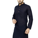 084navyplainonlykurta-3