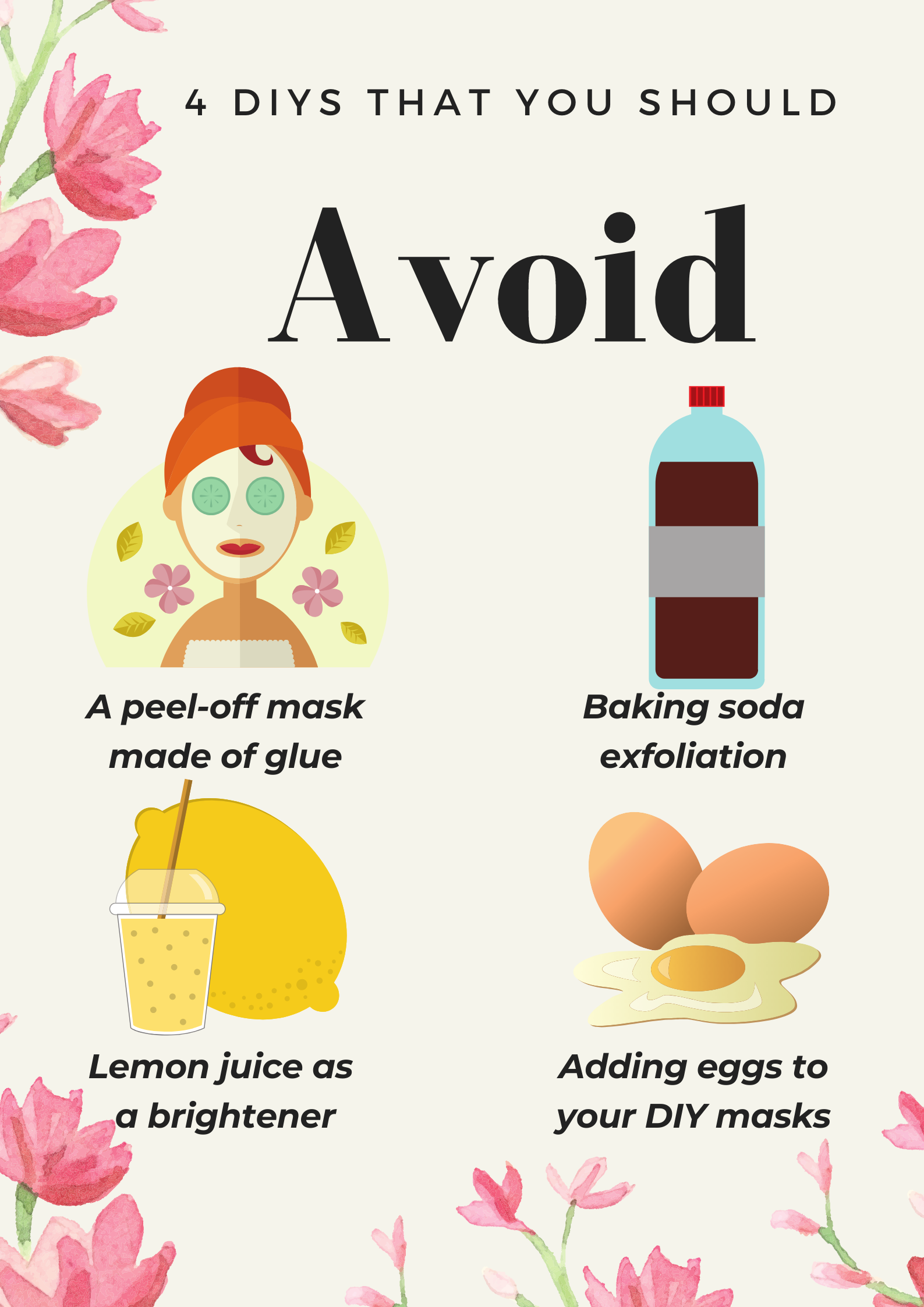 You should avoid. Гель для душа инфографика. инфографика - шуба лучший подарок. avoid me 2.