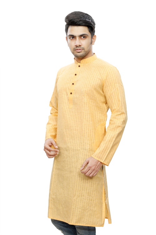 104yellowstripeonlykurta (4)