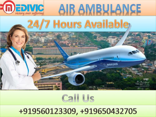 Get Affordable Air Ambulance in Patna by Medivic Aviation