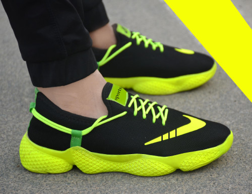 173 BLACK YELLOW SPORTS SHOES 07