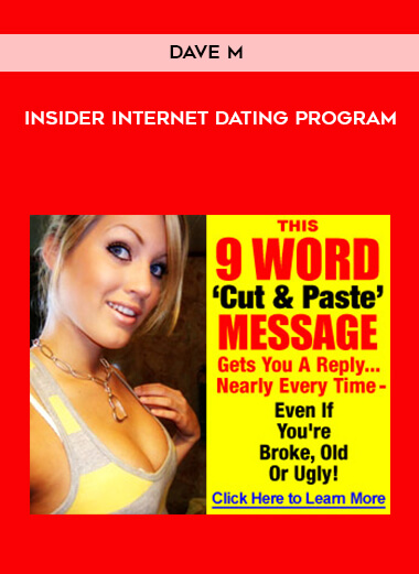 203 Dave M Insider Internet Dating Program