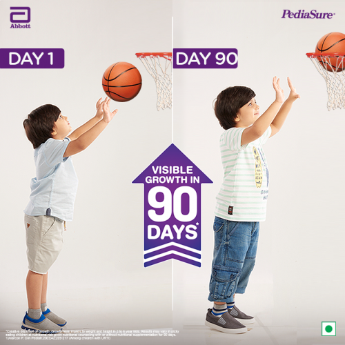 Supplement your child’s diet with PediaSure, which has growth nutrients to help support height and weight gain, and helps him achieve Visible Growth In 90Days.
Visit here for know more :https://pediasure.in/