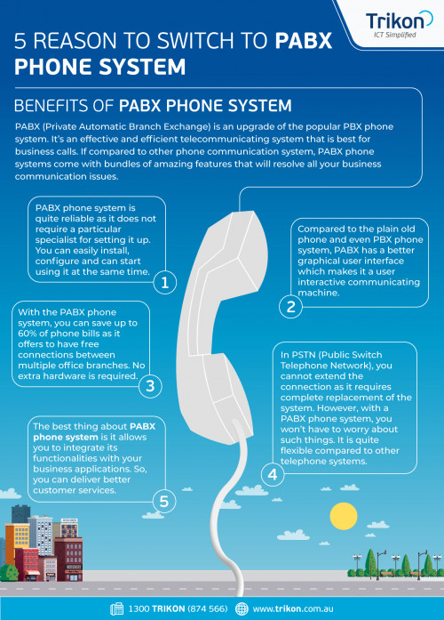 5 Reason to Switch to PABX Phone System