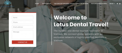 Lotus Dental Travel - trusted Vietnamese dental tourism facilitator connecting global patients to an exclusive network of quality dental clinics in Vietnam
Lotus Dental Travel is the leading Dental Tourism Agency and primary provider of premium dental vacation packages to Vietnam. One of our advantages is that our company is located in Vietnam, which gives us access to the network of the highest quality clinics and travel service providers with the most cost-effective services. Our comprehensive approach has taken all aspects of your journey into consideration, which is described as the medical travel care continuum, such as the selection of the medical destination, assessment, pre-care communication, transfer of medical records, admission and post-discharge. Our objective is to maximize the quality of care as well as patient experience and to ensure our services respond to the unique needs of our traveling patients.We advise you about the possible offers and travel options according to your requirements, budget and long-term treatment goals. We help you plan your dental vacation and schedule your full treatment plan.
#dentistvietnam #dentalimplantsvietnam #dentalworkabroad #dentalimplantsoverseas #fullmouthdentalimplantsabroad #vietnamdentalclinic #dentaltourismvietnam #vietnamdentaltourism #dentaltourismpackages #vietnamdentalholidays

Web:- https://5e47c5ec7b054.site123.me/