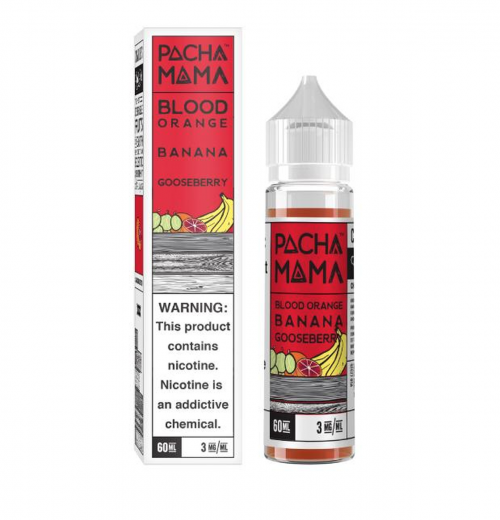 Blood Orange Banana Gooseberry E-Juice by Pachamama, is a unique blend of tangy blood orange, fresh bananas, with a touch of gooseberry. Visit - 
https://www.ecigmafia.com/products/blood-orange-banana-gooseberry-e-juice-by-pachamama-e-liquid-60ml.html