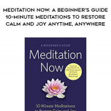 697-Elizabeth-Reninger---Meditation-Now-A-Beginners-Guide-10-Minute-Meditations-To-Restore-Calm-And-Joy-Anytime-Anywhere