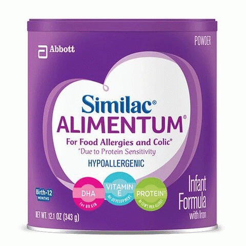 Similac Alimentum is a nutritionally complete, hypoallergenic formula for infants with severe food allergies. It contains a predigested milk protein that is broken down into tiny pieces for easy consumption. Shop Babies-nutrition.com.