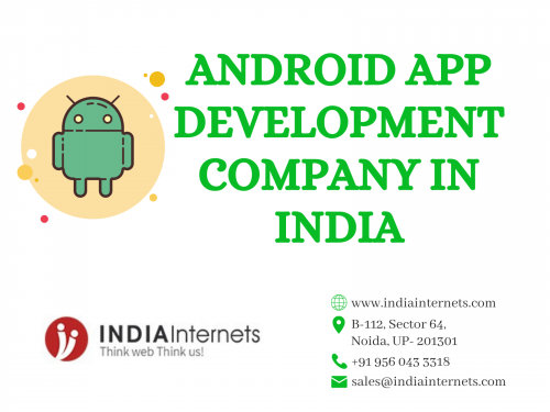 IndiaInternets is a great android app development company in India which has more than 500 happy clients all over the world. Our dedicated team of android app developers have the quality to build user friendly, cost effective and various types of android apps with tons of features. We have 24/7 customer support and assistance which helps the clients with any query related to android app development. For more info-https://www.indiainternets.com/mobile-application/android-app-development.html