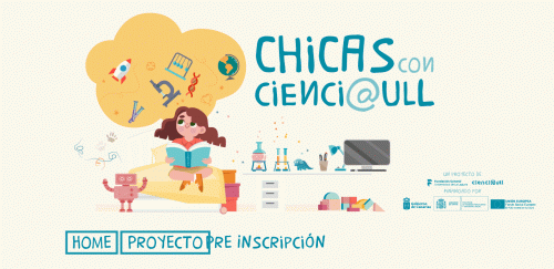 Animación Slide Menú Chicas con Cienci@ULL