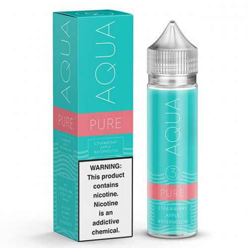 Aqua Pure by Marina Vape blends strawberry, watermelon, and apple flavor into one satisfying, fruity eJuice. Pure delivers vivid notes of watermelon with strawberry-apple support on the inhale. Visit - https://www.ecigmafia.com/products/pure-e-juice-by-aqua-fruit-e-liquid-60ml.html