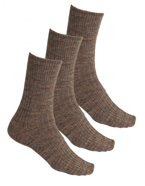Art.044 Alpaca Wool Socks CL 044 BEI X3