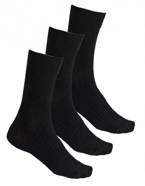 Art.044 Alpaca Wool Socks CL 044 BLK X3