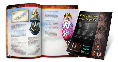 Preview of the interior and rear cover of Beginner Baubles Heraldic Trappings