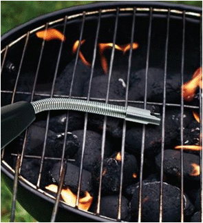Our Smartignition™ technology lighter uses an electric arc to ignite BBQ grills and campfires. It is butane free, flameless and has no smell. http://proudgrill.com/