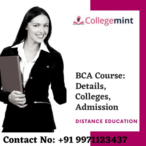 BCA stands for Bachelor of Computer Applications. We will check out basic course details, course duration, important subjects present, eligibility criteria, career scope, salary specs and job opportunities after graduation etc. 

Visit: https://bit.ly/2VLr8aE

Contact No: +91 9971123437