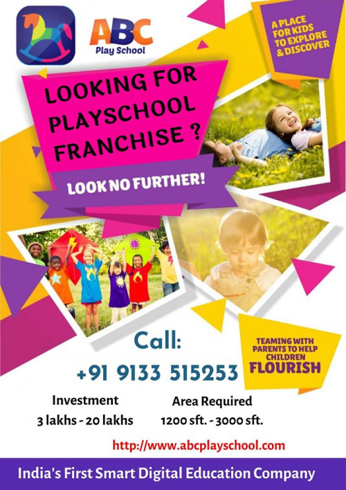 Play school for franchise-ABC Playschool