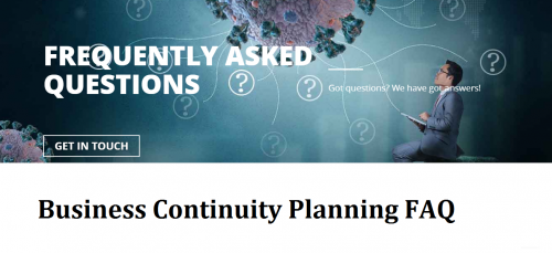 Business Continuity Planning FAQ by Hidden Brains https://bit.ly/2UYRkfL