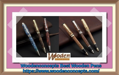 Handmade wood pens of Wooden Concepts make beautiful gifts and showcase the quality of wood material we use as well as the expertise and creativity of our woodwork.
https://www.woodenconcepts.com/