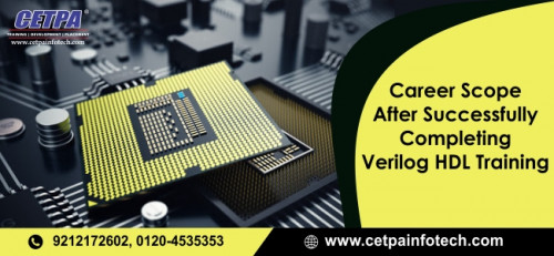 Cetpa deliver best Verilog Training In Noida .Those who are interested to know more about chips and their functioning can do so by learning Verilog. It helps prepare students for a career in Verilog & VLSI. Verilog HDL is regarded as the standard hardware description language for producing the digital integrated circuits designs. Learners in the Verilog HDL domain have tremendous scope for growth around the globe.Interested Candidates can Call now: 9212172602