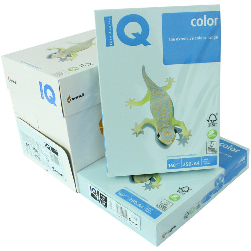 Color Paper A4 160gsm IQ Mondi Blue (Box)