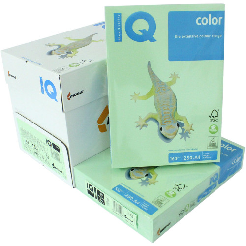 Color Paper A4 160gsm IQ Mondi Green (Box)