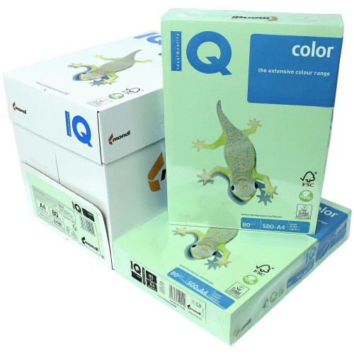 Color Paper A4 80gsm IQ Mondi Green (Box)