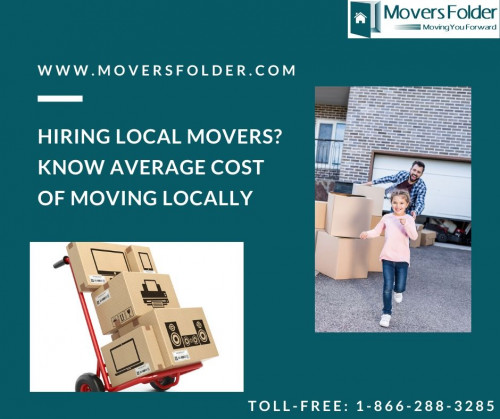 Cost of moving locally