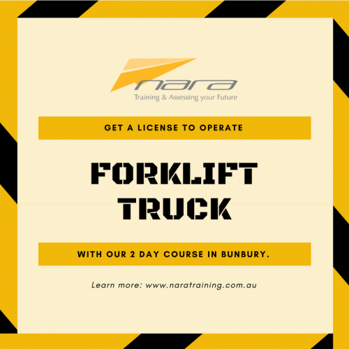 No idea how to operate a forklift? Or haven't used one in a while? This is the course for you! Join us in Bunbury for our 2-day beginner training course and become a licensed forklift operator.

https://www.naratraining.com.au/courses/forklift-training-courses/