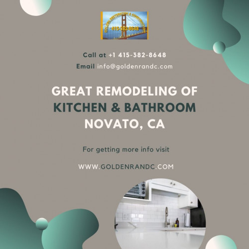 If you start little, similar to the bathroom or kitchen, you'll have the option to consolidate innovation that will really make your home increasingly productive. Check the best deals on remodeling of Kitchen & Bathroom Novato, CA.

https://goldenrandc.com/kitchen-bathroom-remodel/