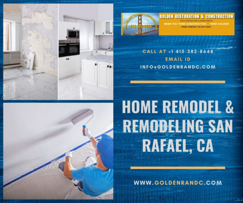 Remodel or remodeling a house is a big undertaking and usually involves huge investment. Enlisting the contractors of Remodel and Remodeling San Rafael, CA is like hiring the wedding organizer for your huge day. Contact today!

https://goldenrandc.com/about-us/