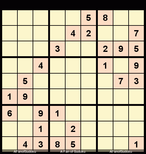 - Slice and Dice
- Locked Candidates Pointing
- Guardian Sudoku Hard 4718 February 20, 2020