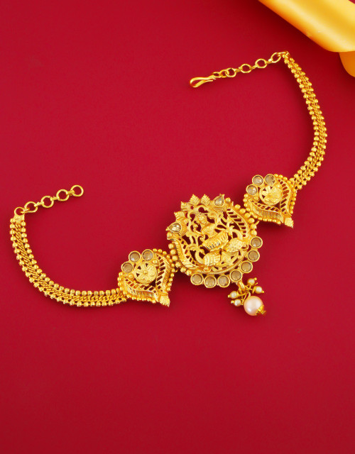 Exclusive bajuband range online at Anuradha Art Jewellery. Beautiful design in fancy armlet, appealing bajuband and diamond bajubandh for women at best price.