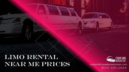 Limo Rental Near Me Prices