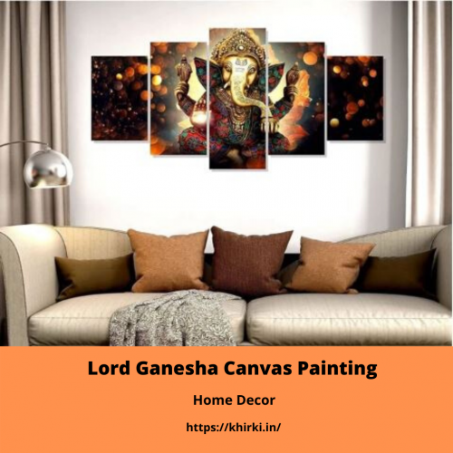 Bring home bliss, prosperity, peace and a lot of blessings. Adorn your living space with this rich and vibrant Lord Ganesha canvas painting at budget-friendly prices. 
✔️Ready to hang.
✔️Premium quality art material for rich and bright colors
✔️Easy to Clean.
Sale Rs. 1999.00
See more ? https://bit.ly/2WGXYYu