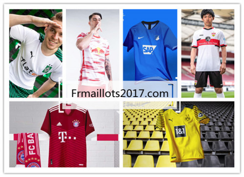 Maillot de Equipes de Bundesliga 2021 2022